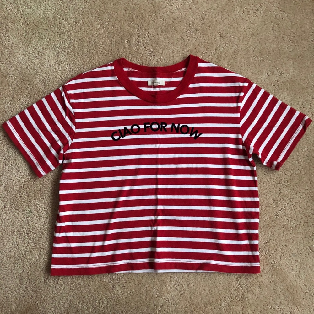 Madewell Ciao For Now Tee EUC